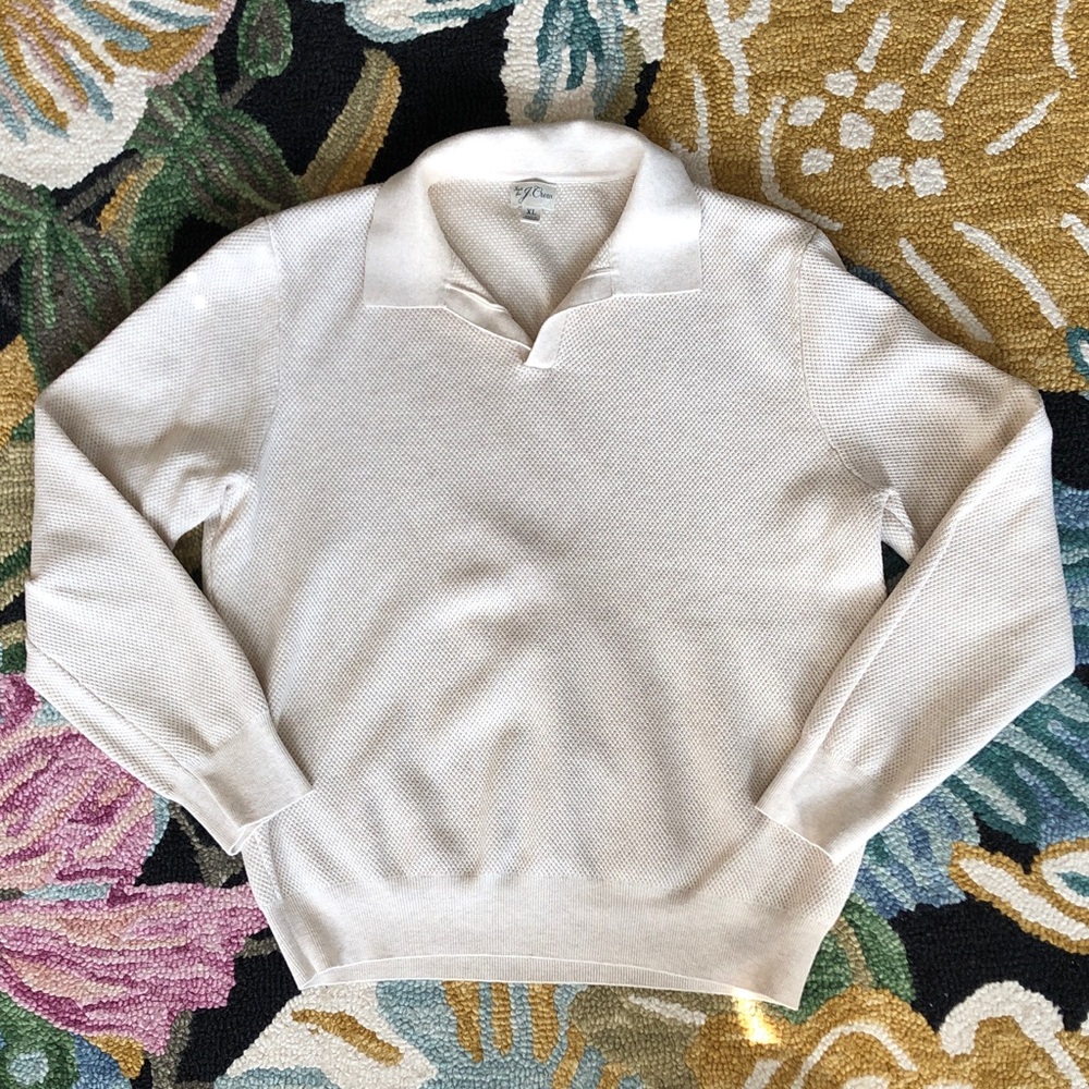 J. Crew Camp Collar Sweater Polo